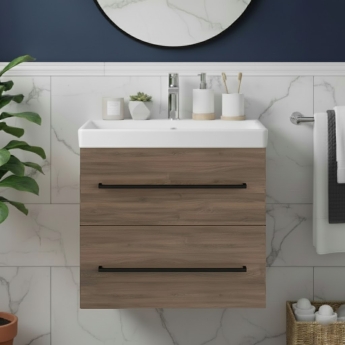 Villeroy & Boch Avento 600mm 2-Drawer Wall Hung Vanity Unit with Basin | Product Image