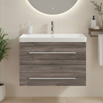 Villeroy & Boch Avento 800mm 2-Drawer Wall Hung Vanity Unit with Basin | Product Image
