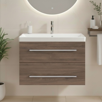 Villeroy & Boch Avento 800mm 2-Drawer Wall Hung Vanity Unit with Basin | Product Image