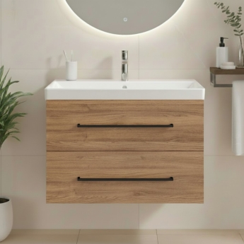 Villeroy & Boch Avento 800mm 2-Drawer Wall Hung Vanity Unit with Basin | Product Image