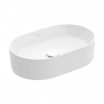 Villeroy & Boch Collaro Oval Sit-On Countertop Basin 560mm Wide - 0 Tap Hole | Product Image