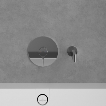 Villeroy & Boch Dawn Round Concealed Shower Valve Single Outlet - Chrome | Product Image
