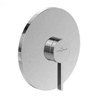 Villeroy & Boch Dawn Round Concealed Shower Valve Single Outlet - Chrome | Product Image