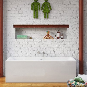 Villeroy & Boch Dawn Bath Spout Wall Mounted 201mm - Chrome