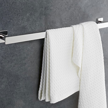 Villeroy & Boch Elements Striking Towel Bar 645mm Wide - Chrome