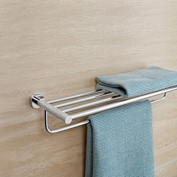 Villeroy & Boch Elements Tender Towel Rack 604mm Wide - Chrome