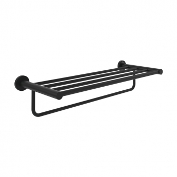 Villeroy & Boch Elements Tender Towel Rack 604mm Wide - Matt Black | Product Image