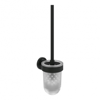 Villeroy & Boch Elements Tender Toilet Brush and Holder - Matt Black