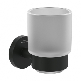 Villeroy & Boch Elements Tender Tumbler Holder - Matt Black