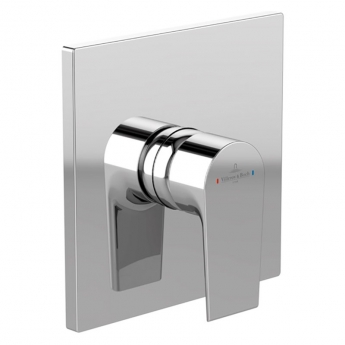 Villeroy & Boch Liberty Rectangular Concealed Shower Valve Single Outlet - Chrome | Product Image