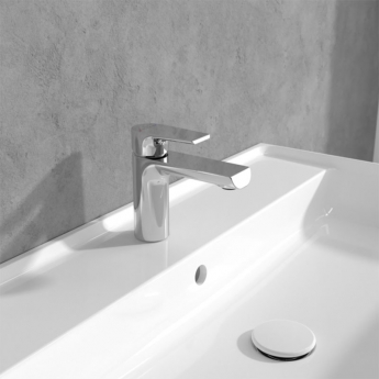 Villeroy & Boch Liberty Basin Mixer Tap 150mm Length without Waste - Chrome