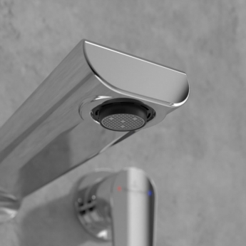 Villeroy & Boch Liberty Wall Mounted Basin Mixer Tap 211mm Spout - Chrome