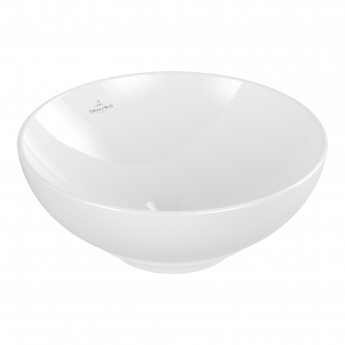 Villeroy & Boch Loop & Friends Round Sit-On Countertop Basin 380mm Diameter - 0 Tap Hole
