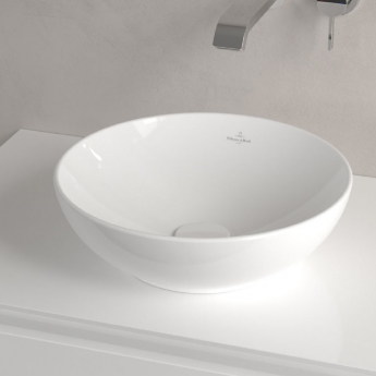 Villeroy & Boch Loop & Friends Round Sit-On Countertop Basin 380mm Diameter - 0 Tap Hole