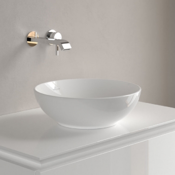 Villeroy & Boch Loop & Friends Round Sit-On Countertop Basin 380mm Diameter - 0 Tap Hole