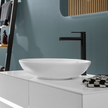 Villeroy & Boch Loop & Friends Round Sit-On Countertop Basin 380mm Diameter - 0 Tap Hole