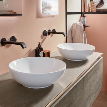 Villeroy & Boch Loop & Friends Round Sit-On Countertop Basin 380mm Diameter - 0 Tap Hole
