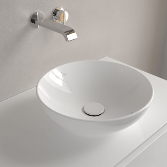 Villeroy & Boch Loop & Friends Round Sit-On Countertop Basin 380mm Diameter - 0 Tap Hole