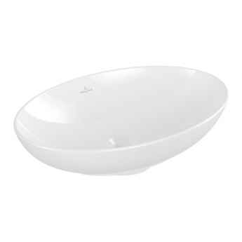 Villeroy & Boch Loop & Friends Oval Sit-On Countertop Basin 560mm Wide - 0 Tap Hole