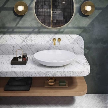 Villeroy & Boch Loop & Friends Oval Sit-On Countertop Basin 620mm Wide - 0 Tap | Product Image
