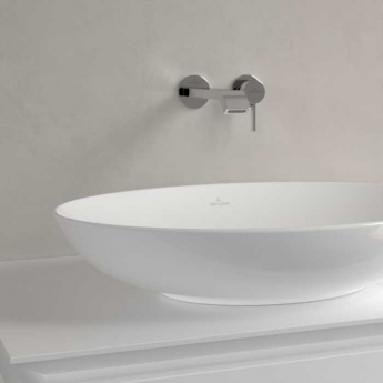 Villeroy & Boch Loop & Friends Oval Sit-On Countertop Basin 620mm Wide - 0 Tap | Product Image