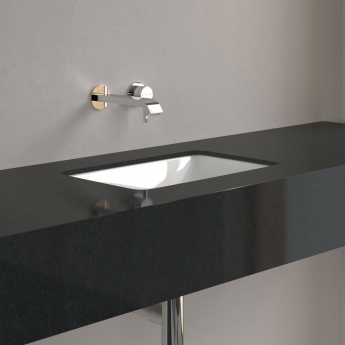 Villeroy & Boch Loop & Friends Rectangular Undermount Countertop Basin 450mm Wide - 0 Tap Hole