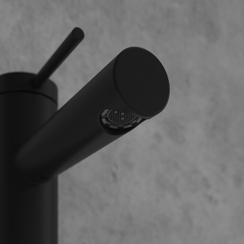 Villeroy & Boch Loop & Friends Basin Mixer Tap with Pop-Up Waste - Matt Black