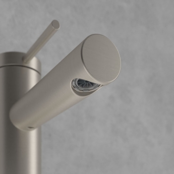 Villeroy & Boch Loop & Friends Basin Mixer Tap without Waste - Brushed Nickel Matt