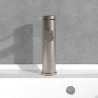 Villeroy & Boch Loop & Friends Basin Mixer Tap without Waste - Brushed Nickel Matt