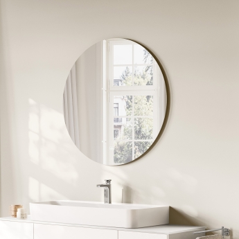 Villeroy & Boch More To See Lite LED Bathroom Mirror 850mm Diameter | Product Image
