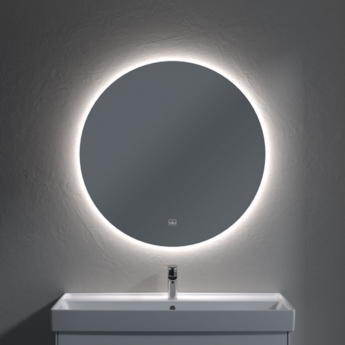 Villeroy & Boch More To See Lite LED Bathroom Mirror 850mm Diameter