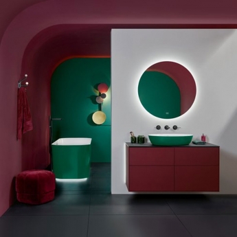 Villeroy & Boch More To See Lite LED Bathroom Mirror 850mm Diameter