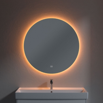 Villeroy & Boch More To See Lite LED Bathroom Mirror 850mm Diameter