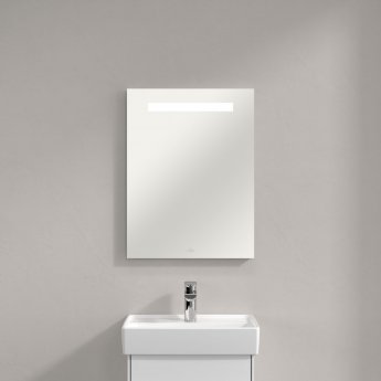 Villeroy & Boch More To See One LED Bathroom Mirror 600mm H x 450mm W | Product Image