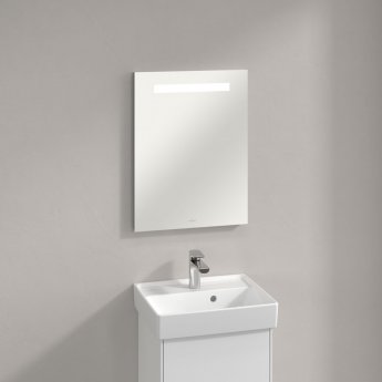 Villeroy & Boch More To See One LED Bathroom Mirror 600mm H x 450mm W | Product Image