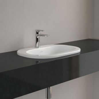 Villeroy & Boch O.novo Inset Countertop Basin 560mm Wide - 1 Tap Hole | Product Image