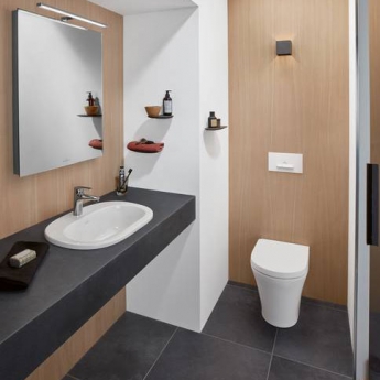 Villeroy & Boch O.novo Inset Countertop Basin 560mm Wide - 1 Tap Hole | Product Image