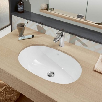 Villeroy & Boch O.novo Undermount Countertop Basin 530mm Wide - 0 Tap Hole