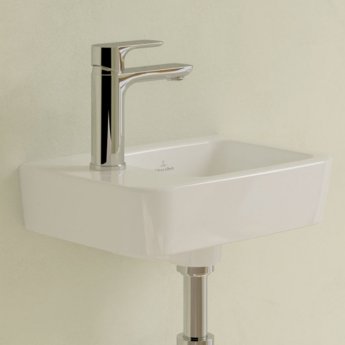 Villeroy & Boch O.novo Compact Wall Hung Basin 360mm Wide - 1 Left Hand Tap Hole
