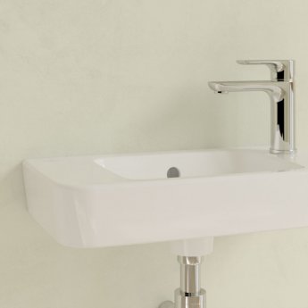 Villeroy & Boch O.novo Compact Wall Hung Basin 500mm Wide - 1 Right Hand Tap Hole