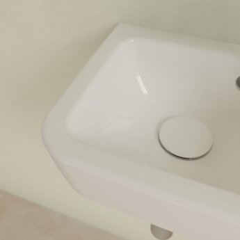 Villeroy & Boch O.novo Compact Wall Hung Basin 360mm Wide - 1 Right Hand Tap Hole