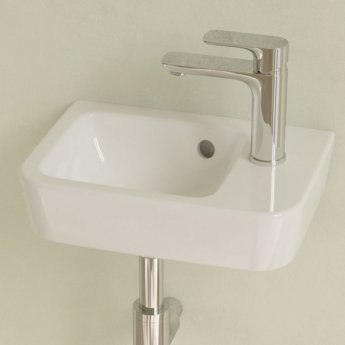 Villeroy & Boch O.novo Compact Wall Hung Basin 360mm Wide - 1 Right Hand Tap Hole