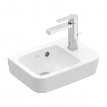 Villeroy & Boch O.novo Compact Wall Hung Basin 360mm Wide - 1 Right Hand Tap Hole