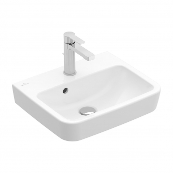 Villeroy & Boch O.novo Angular Wall Hung Basin 450mm Wide - 1 Tap Hole