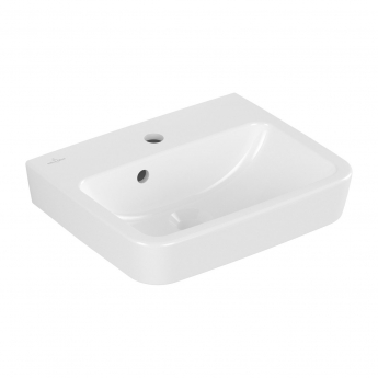 Villeroy & Boch O.novo Angular Wall Hung Basin 500mm Wide - 1 Tap Hole