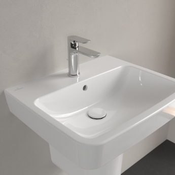 Villeroy & Boch O.novo Angular Wall Hung Basin 550mm Wide - 1 Tap Hole