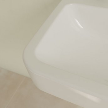 Villeroy & Boch O.novo Angular Wall Hung Basin 550mm Wide - 1 Tap Hole
