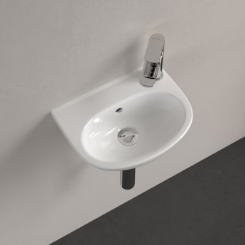 Villeroy & Boch O.Novo Lite Wall Hung Basin 360mm Wide - 0 Tap Hole