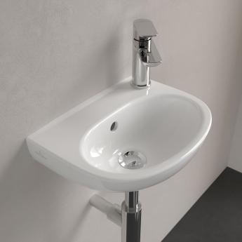 Villeroy & Boch O.Novo Lite Wall Hung Basin 360mm Wide - 0 Tap Hole