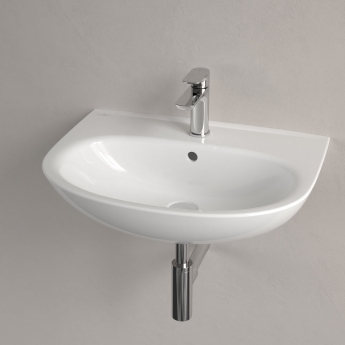 Villeroy & Boch O.Novo Lite Wall Hung Basin 550mm Wide - 1 Tap Hole